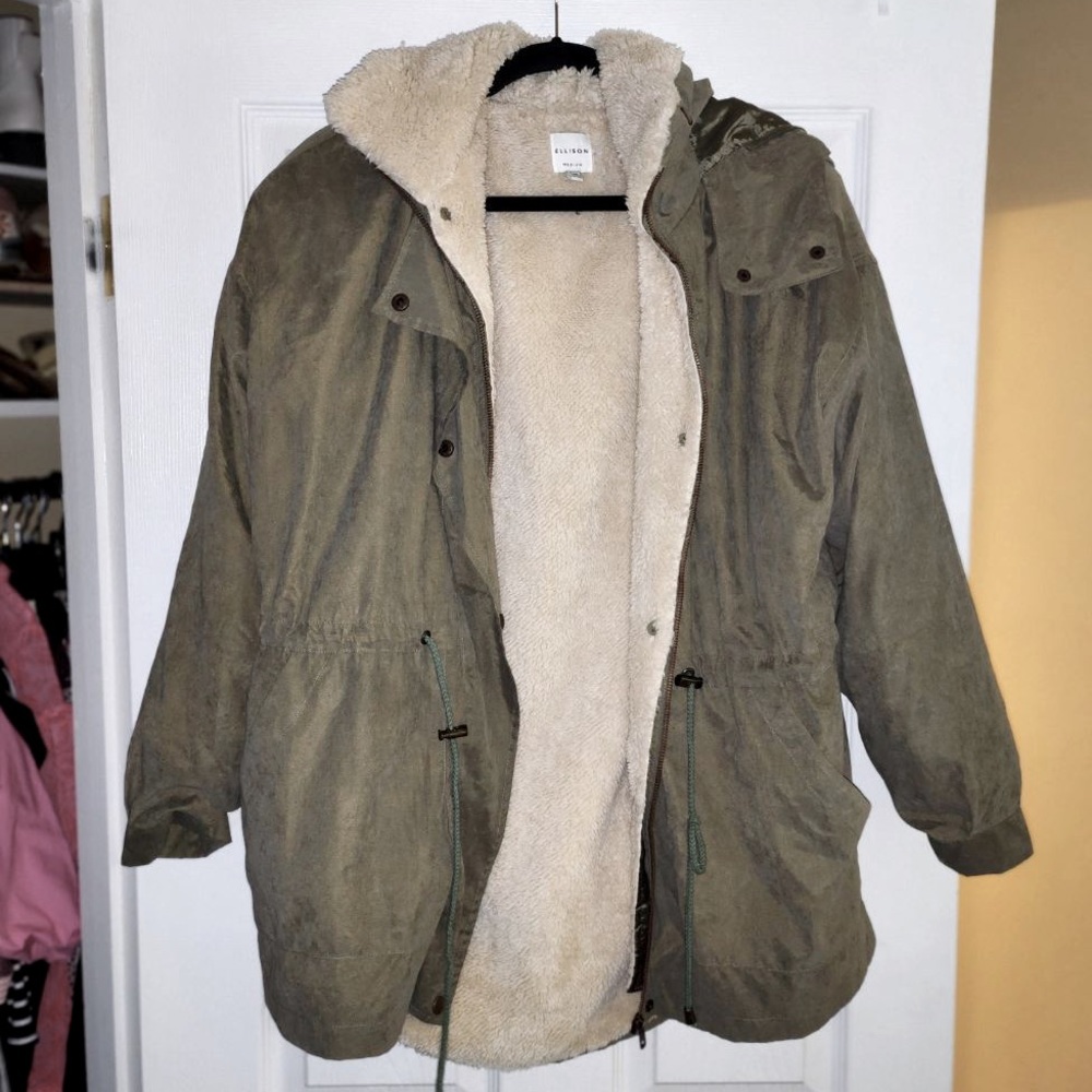 Ellison Coat with Sherpa Lining